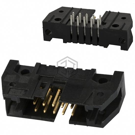 102160-1 - TE Connectivity AMP Connectors - Rectangular Connectors - Headers, Male Pins