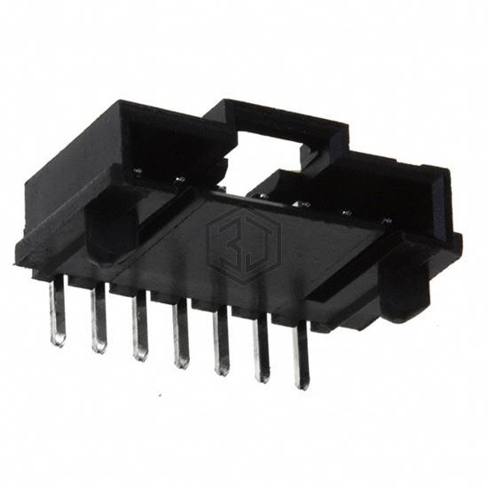 0705550006 - Molex - Rectangular Connectors - Headers, Male Pins