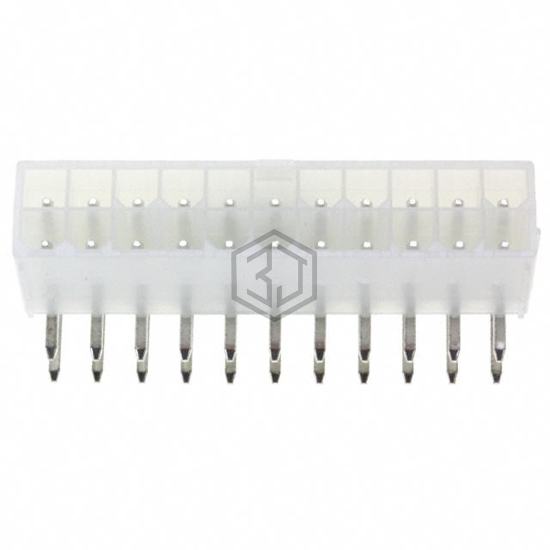 2-1586041-2 - TE Connectivity AMP Connectors - Rectangular Connectors - Headers, Male Pins