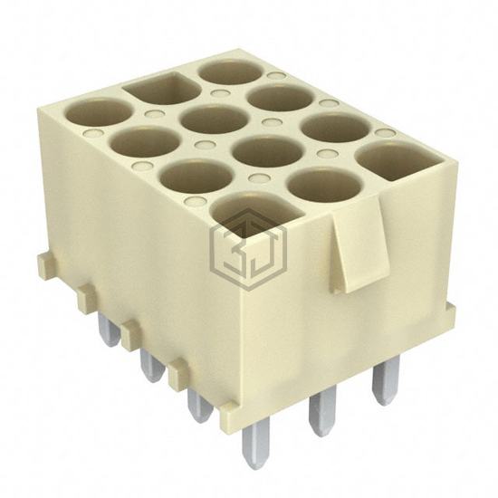 0010844122 - Molex - Rectangular Connectors - Headers, Receptacles, Female Sockets