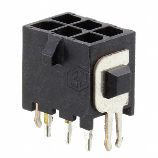 3-794680-6 - TE Connectivity AMP Connectors - Rectangular Connectors - Headers, Male Pins