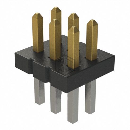 FTS-103-02-L-D - Samtec Inc. - Rectangular Connectors - Headers, Male Pins
