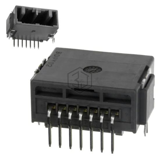 MX34007NF1 - JAE Electronics - Rectangular Connectors - Headers, Male Pins