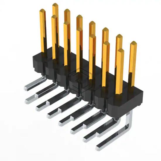 TSW-107-25-L-D-RA - Samtec Inc. - Rectangular Connectors - Headers, Male Pins
