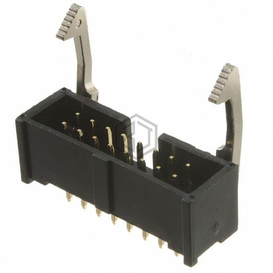 BHR-16-VUA-ML - Adam Tech - Rectangular Connectors - Headers, Male Pins