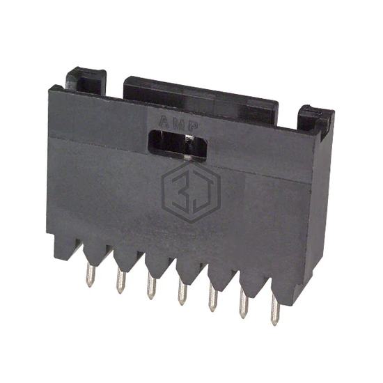 5-103080-5 - TE Connectivity AMP Connectors - Rectangular Connectors - Headers, Male Pins
