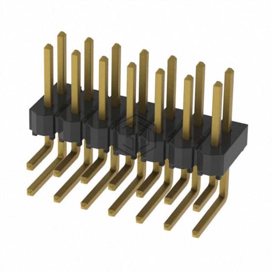 HTSW-107-08-G-D-RA - Samtec Inc. - Rectangular Connectors - Headers, Male Pins