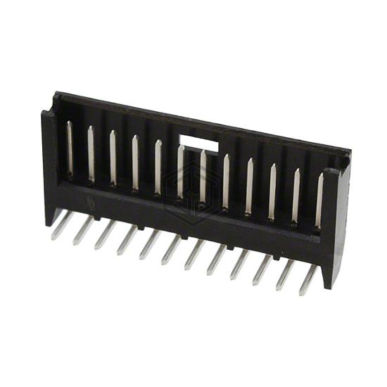 280523-1 - TE Connectivity AMP Connectors - Rectangular Connectors - Headers, Male Pins