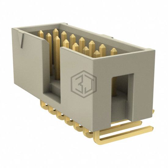 HTST-107-04-G-D-RA - Samtec Inc. - Rectangular Connectors - Headers, Male Pins