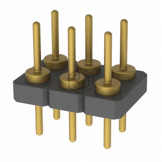 435-10-206-00-160000 - Mill-Max Manufacturing Corp. - Rectangular Connectors - Headers, Male Pins