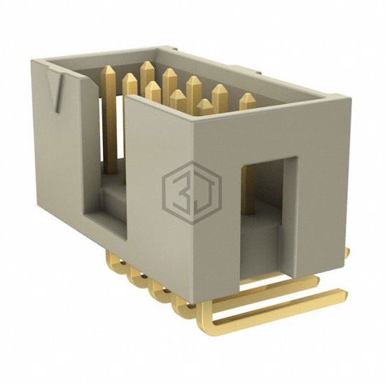 HTST-105-05-G-D-RA - Samtec Inc. - Rectangular Connectors - Headers, Male Pins
