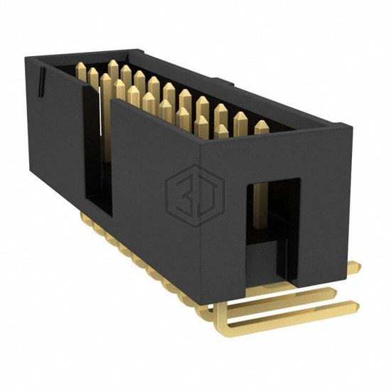 TSS-110-04-G-D-RA - Samtec Inc. - Rectangular Connectors - Headers, Male Pins
