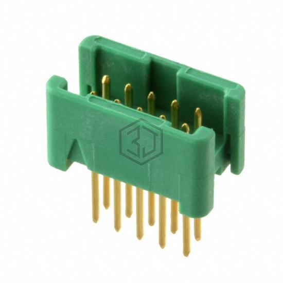 G125-MV21005L0P - Harwin Inc. - Rectangular Connectors - Headers, Male Pins