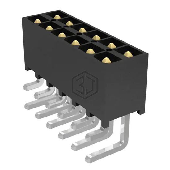 IPT1-106-01-S-D-RA - Samtec Inc. - Rectangular Connectors - Headers, Male Pins