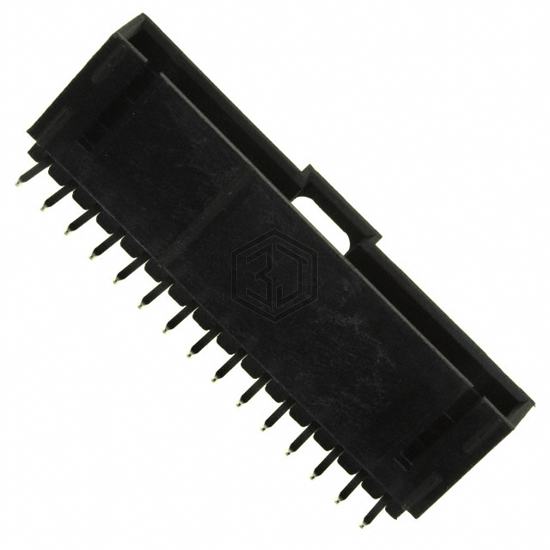 0705530014 - Molex - Rectangular Connectors - Headers, Male Pins
