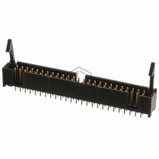 104128-9 - TE Connectivity AMP Connectors - Rectangular Connectors - Headers, Male Pins