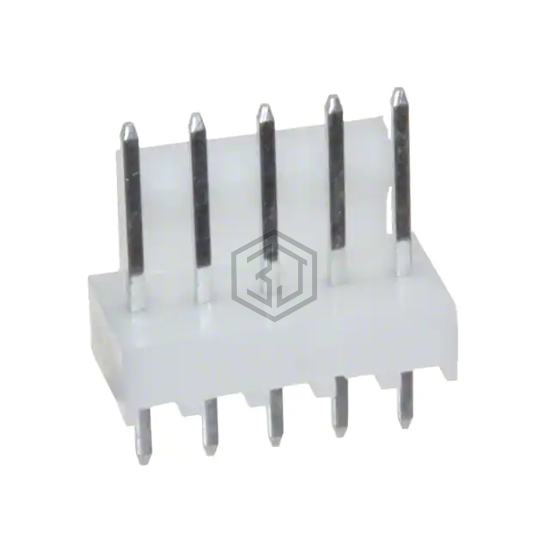 LHS-05-TS - Adam Tech - Rectangular Connectors - Headers, Male Pins