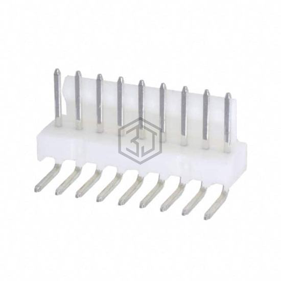 LHS-09-TRA - Adam Tech - Rectangular Connectors - Headers, Male Pins