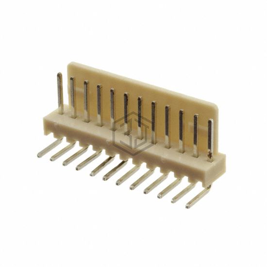 LHA-12-TRA - Adam Tech - Rectangular Connectors - Headers, Male Pins