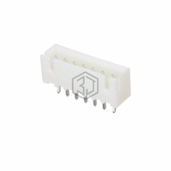 125SH-B-07-TS - Adam Tech - Rectangular Connectors - Headers, Male Pins