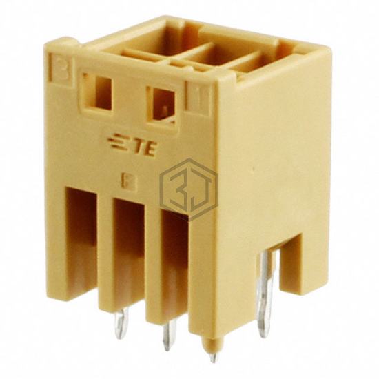4-1971906-3 - TE Connectivity AMP Connectors - Rectangular Connectors - Headers, Male Pins