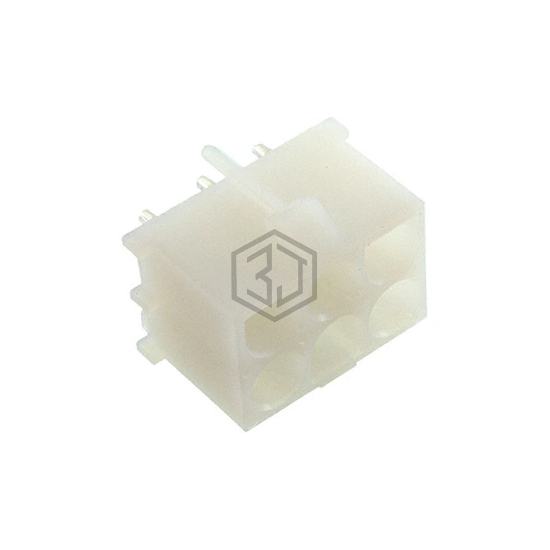 DME-06-S-P-SQ - Adam Tech - Rectangular Connectors - Headers, Male Pins