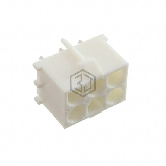 DME-06-S-P-SQ-V0 - Adam Tech - Rectangular Connectors - Headers, Male Pins