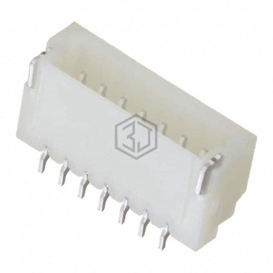 1SH-A-07-TR-SMT - Adam Tech - Rectangular Connectors - Headers, Male Pins