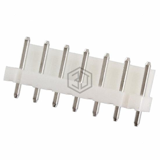 1744037-7 - TE Connectivity AMP Connectors - Rectangular Connectors - Headers, Male Pins
