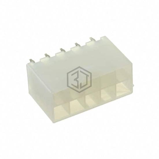 DMF-10-S - Adam Tech - Rectangular Connectors - Headers, Male Pins