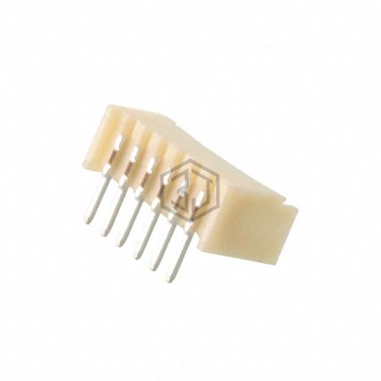 125SH-A-06-TR - Adam Tech - Rectangular Connectors - Headers, Male Pins
