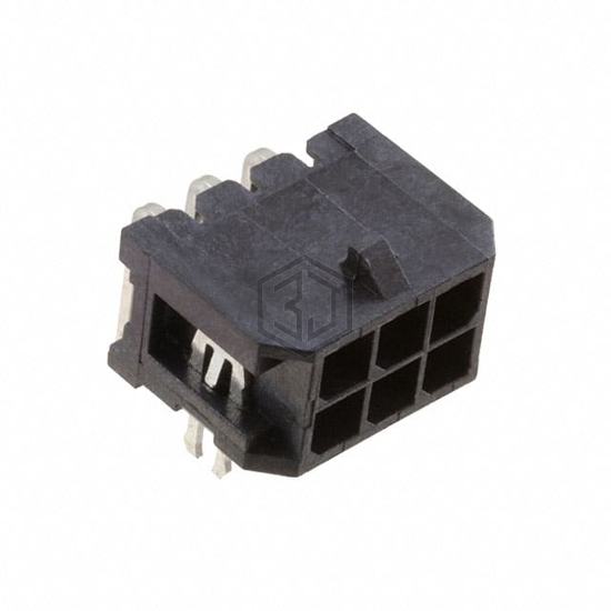 DML-06-A-H-T-A-SBL - Adam Tech - Rectangular Connectors - Headers, Male Pins