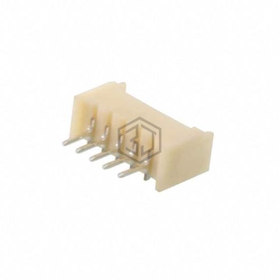 125SH-A-05-TS - Adam Tech - Rectangular Connectors - Headers, Male Pins