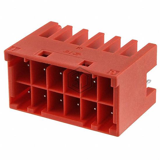 3-1971906-6 - TE Connectivity AMP Connectors - Rectangular Connectors - Headers, Male Pins