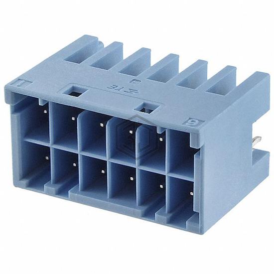 2-1971906-6 - TE Connectivity AMP Connectors - Rectangular Connectors - Headers, Male Pins