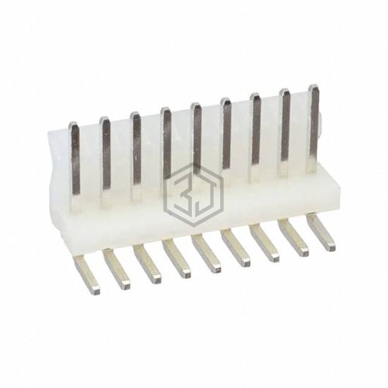 LHB-09-SB1 - Adam Tech - Rectangular Connectors - Headers, Male Pins