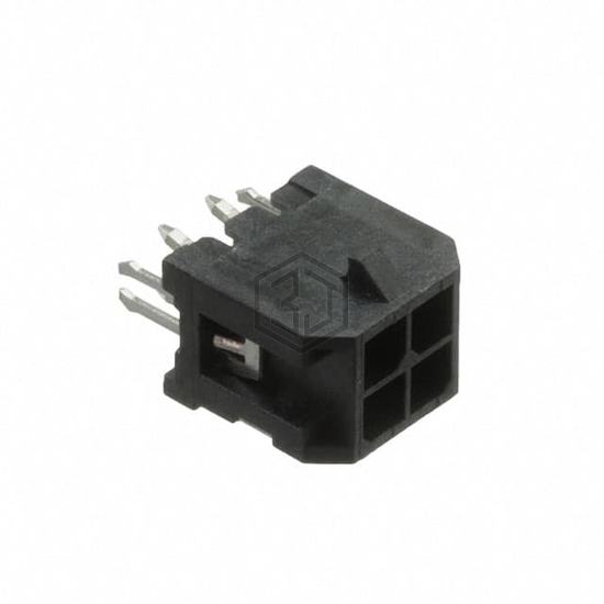 DML-04-A-V-T-A-BL - Adam Tech - Rectangular Connectors - Headers, Male Pins