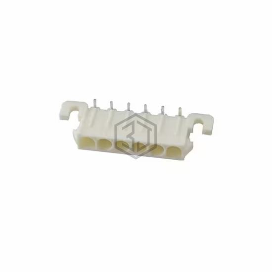 DME-M-06-RA-E - Adam Tech - Rectangular Connectors - Headers, Male Pins