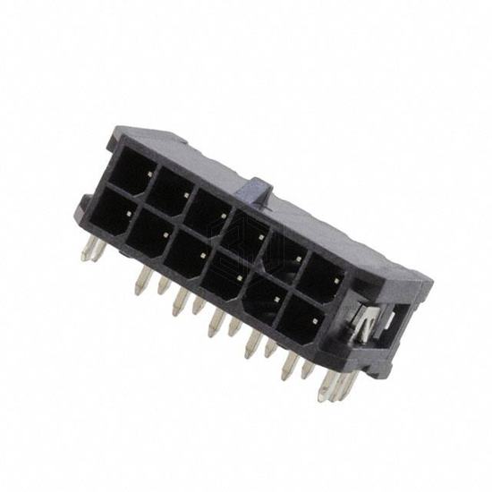 DML-12-A-H-T-A-SBL - Adam Tech - Rectangular Connectors - Headers, Male Pins