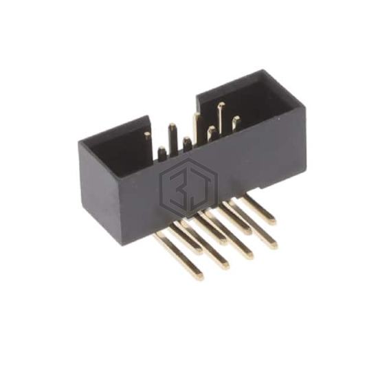 2BHR-08-HUA - Adam Tech - Rectangular Connectors - Headers, Male Pins