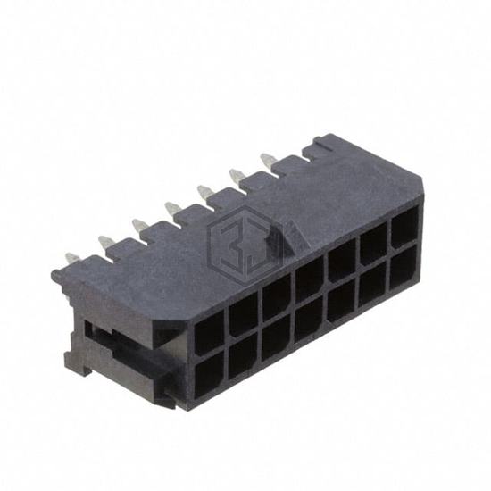 DML-14-A-V-T-A - Adam Tech - Rectangular Connectors - Headers, Male Pins