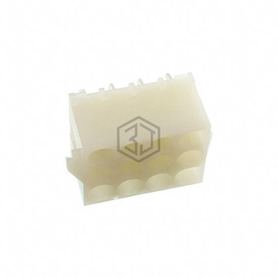 DME-12-S-P-SQ - Adam Tech - Rectangular Connectors - Headers, Male Pins