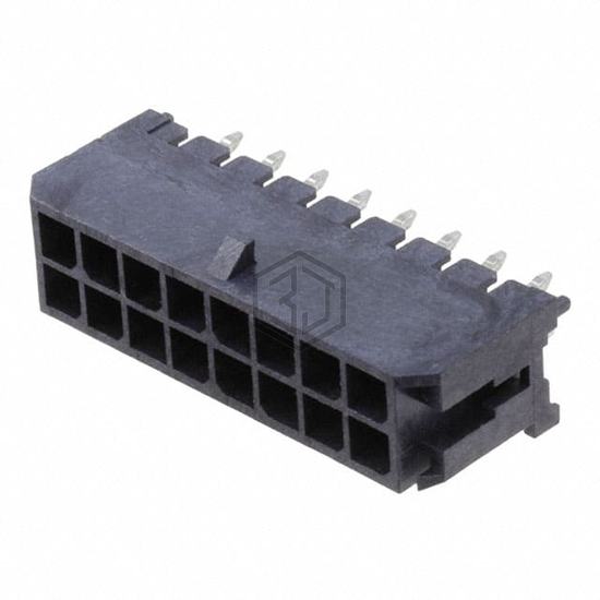 DML-16-A-V-T-A - Adam Tech - Rectangular Connectors - Headers, Male Pins