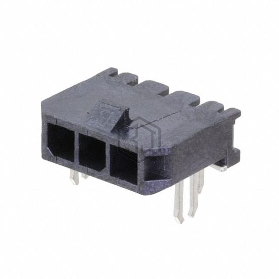 DML-1-03-A-H-T-A-BL - Adam Tech - Rectangular Connectors - Headers, Male Pins