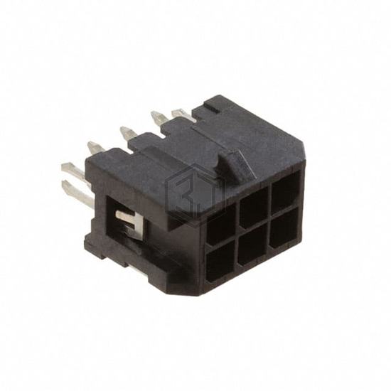 DML-06-A-V-T-A-BL - Adam Tech - Rectangular Connectors - Headers, Male Pins