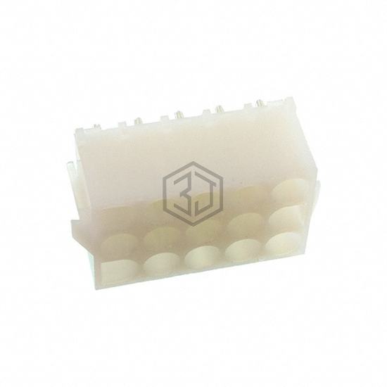 DME-15-S-P-SQ - Adam Tech - Rectangular Connectors - Headers, Male Pins