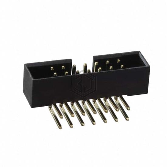 2BHR-14-HUA - Adam Tech - Rectangular Connectors - Headers, Male Pins