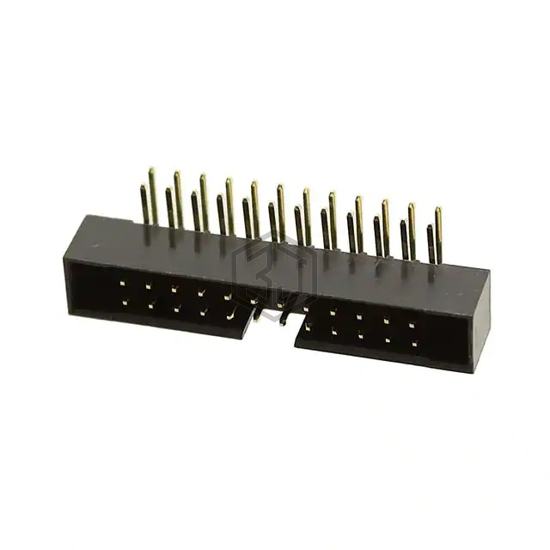 2BHR-24-HUA - Adam Tech - Rectangular Connectors - Headers, Male Pins