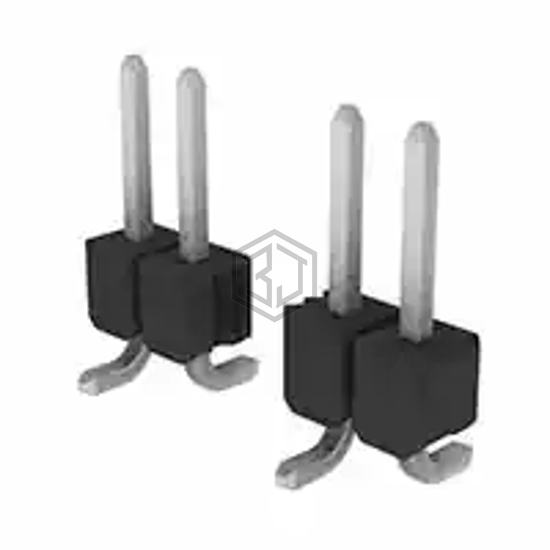 146132-6 - TE Connectivity AMP Connectors - Rectangular Connectors - Headers, Male Pins