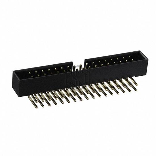 2BHR-34-HUA - Adam Tech - Rectangular Connectors - Headers, Male Pins